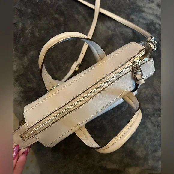 Coach gray leather handbag - Picture 7 of 12